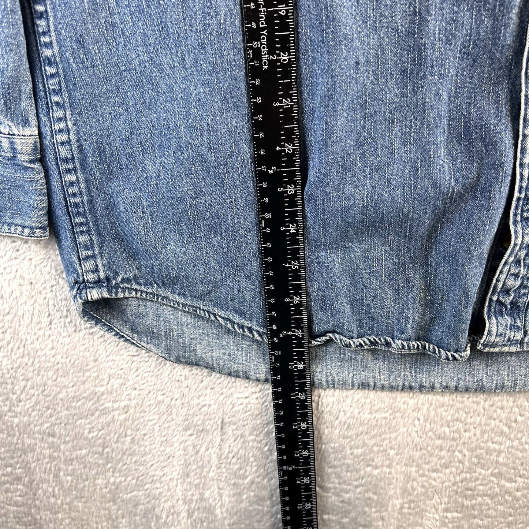 Denime Hunt Club Shirt Denim 100% Cotton Button-Down Shirt M Denim Men 90s Vintage Shacket? Size US M / EU 48-50 / 2 - 5 Thumbnail