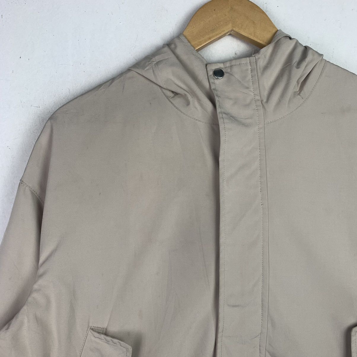 Japanese Brand × Vintage Vtg Jeanasis Hooded Zip Up Jacket Size US L / EU 52-54 / 3 - 5 Thumbnail