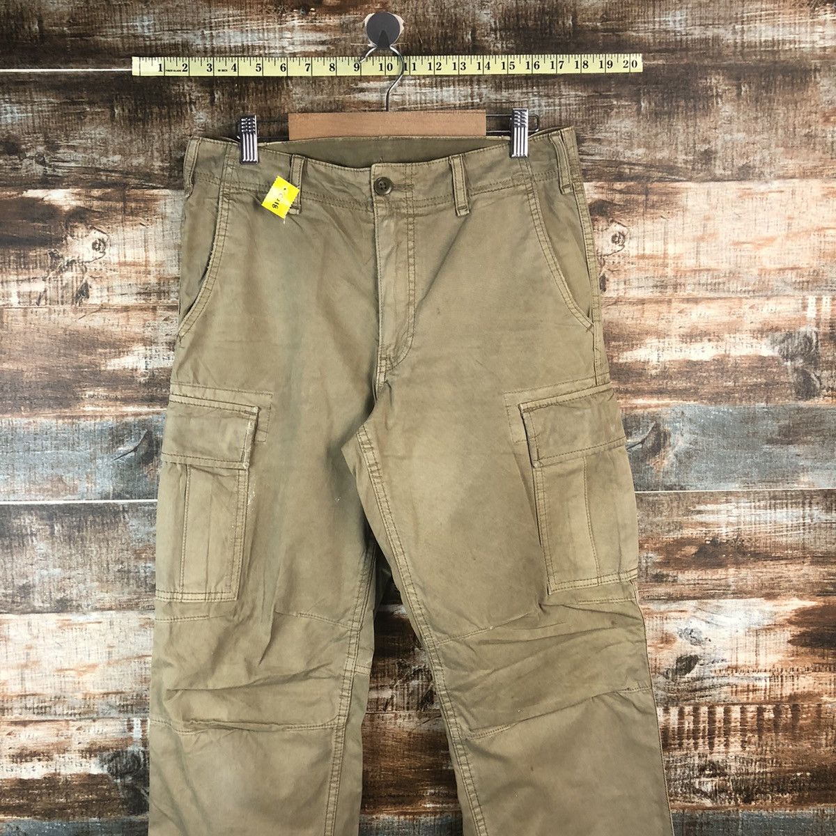 DLL Uniqlo utility Brown Cargo Multipocket Pants #C218