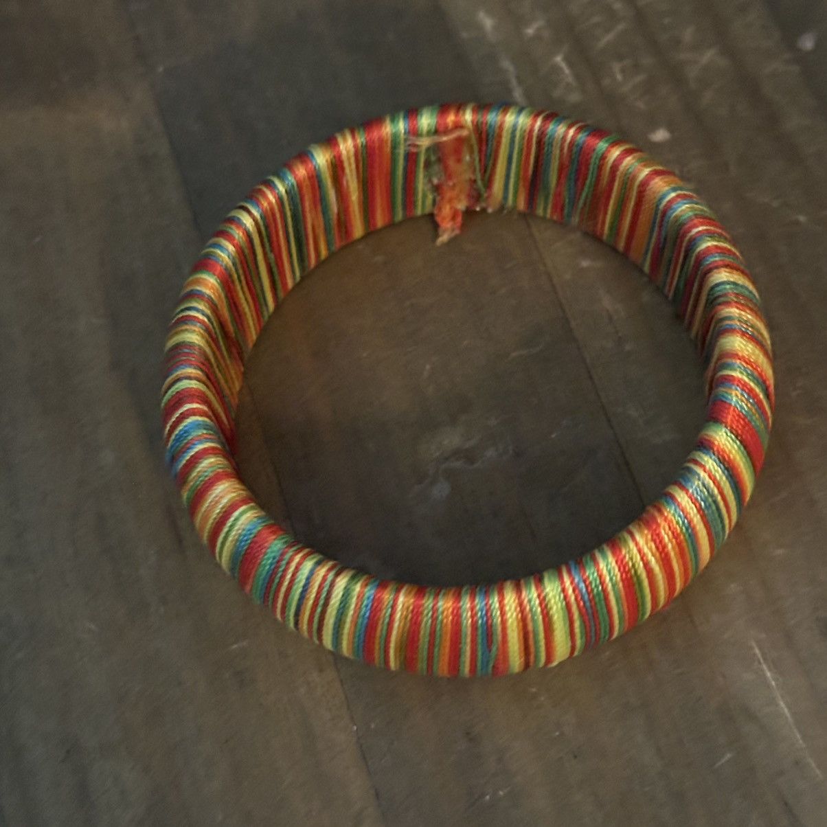 Other Chunky multicolor thread wrapped bangle bracelet Size ONE SIZE - 5 Thumbnail