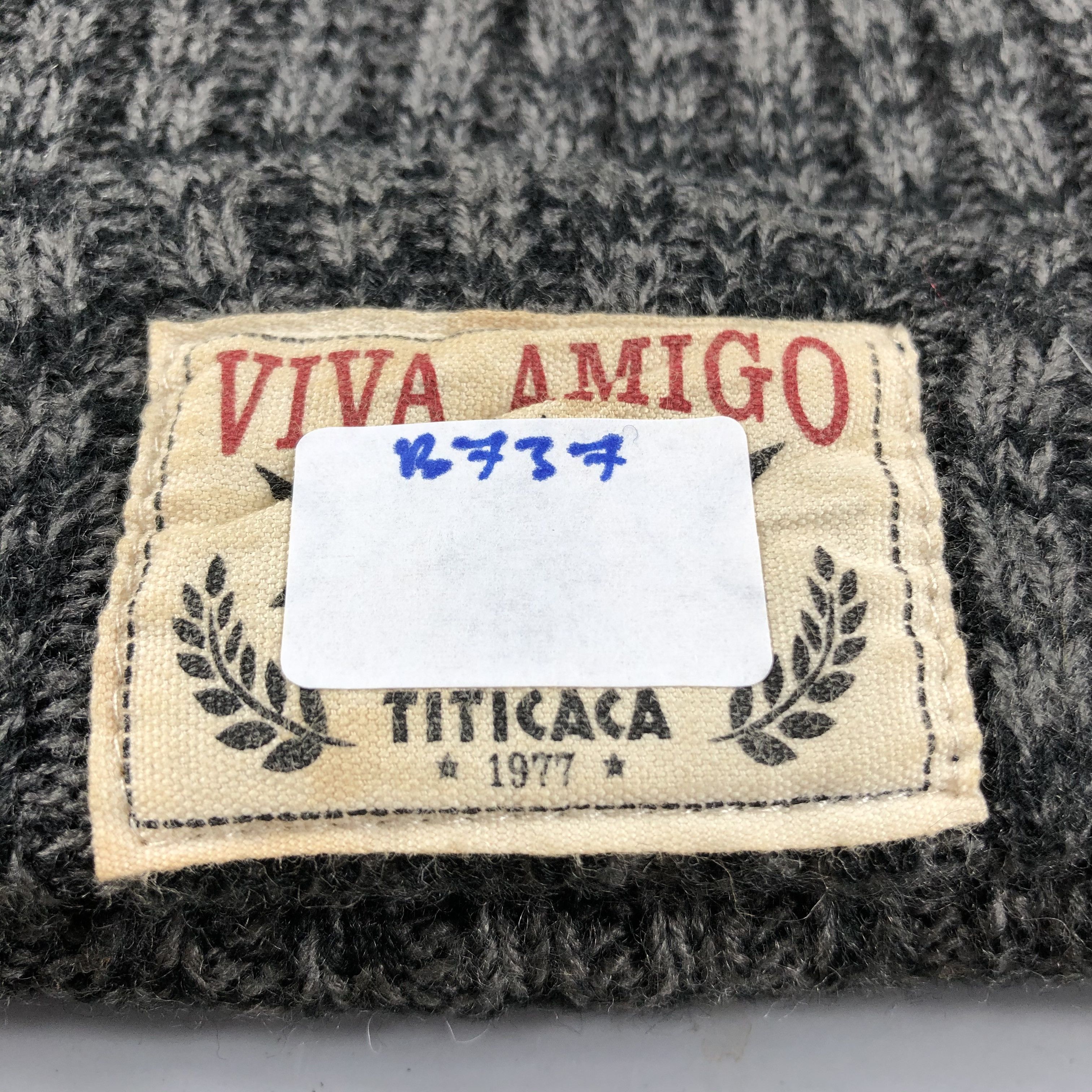 Vintage Titicaca Viva Amigos Knit Beanie Snowcap Snow Hat B737 Size ONE SIZE - 8 Thumbnail