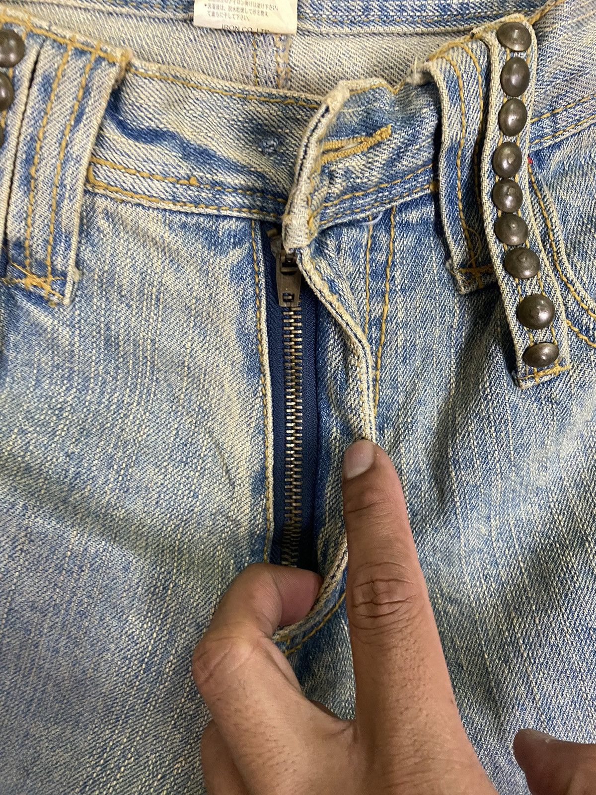 Vintage Vintage Distressed Denim Size US 32 / EU 48 - 11 Thumbnail