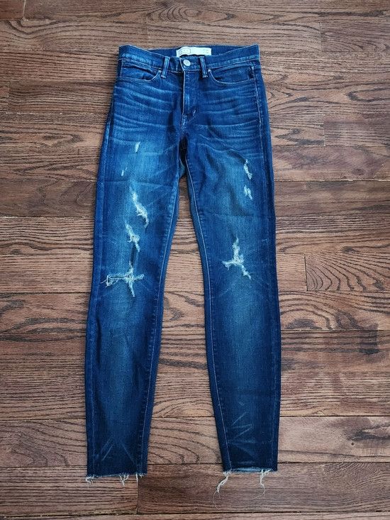 AYR AYR The Skinny The Chiller Raw Hem Jeans 25 USA Designer NYC Size 25" / US 0 / IT 36 - 1 Thumbnail