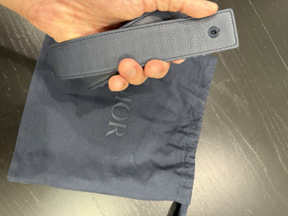 Dior This brand new dior belt black/grey reversible Size 38 - 3 Thumbnail