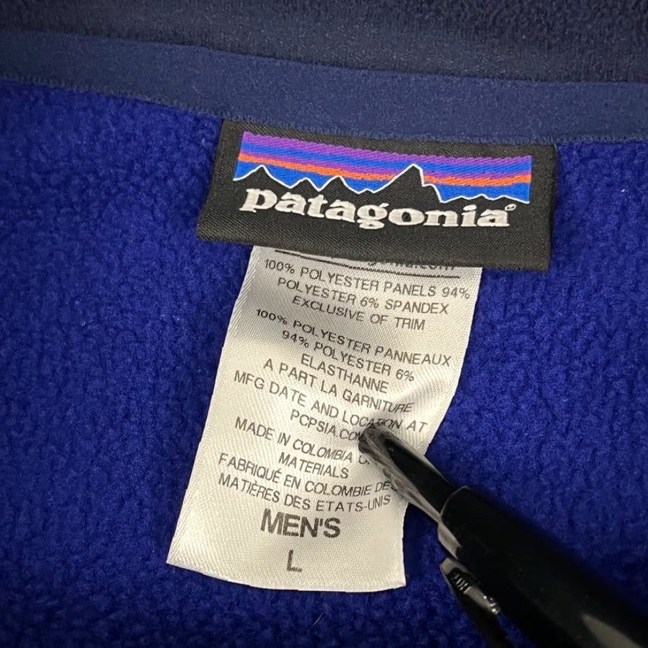 Patagonia Patagonia Jacket Mens L Blue Hybrid Fleece Shell Active Hiking Full Zip Size US L / EU 52-54 / 3 - 3 Thumbnail