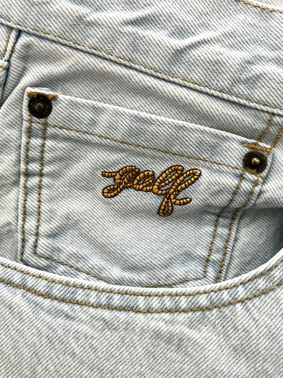 Golf Wang Golf Wang Tyler the Creator Rope Logo Denim Jeans Size 34 Size US 34 / EU 50 - 3 Thumbnail