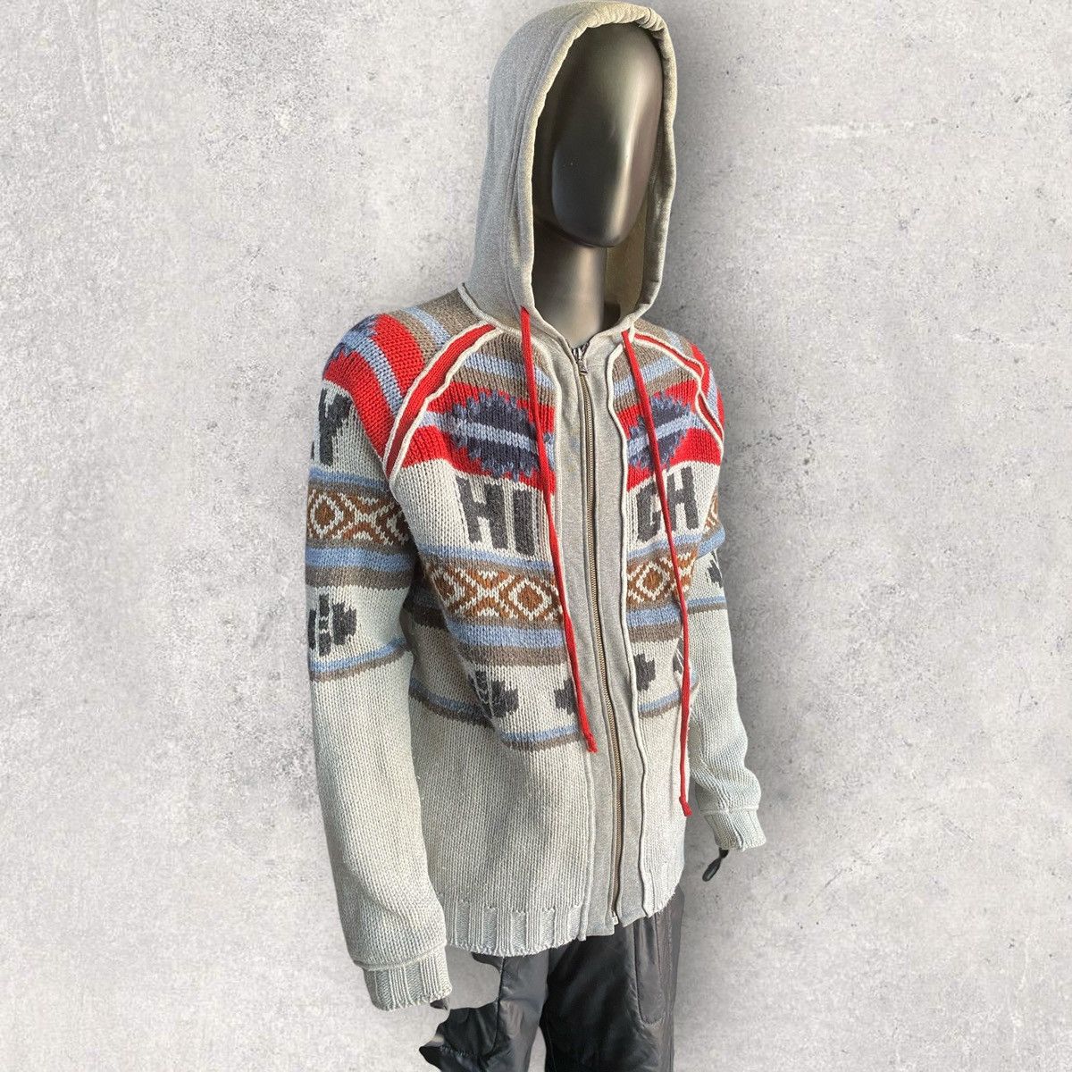Dolce & Gabbana D&G AW04 High Eagle Wool Hoodie Size US M / EU 48-50 / 2 - 2 Thumbnail