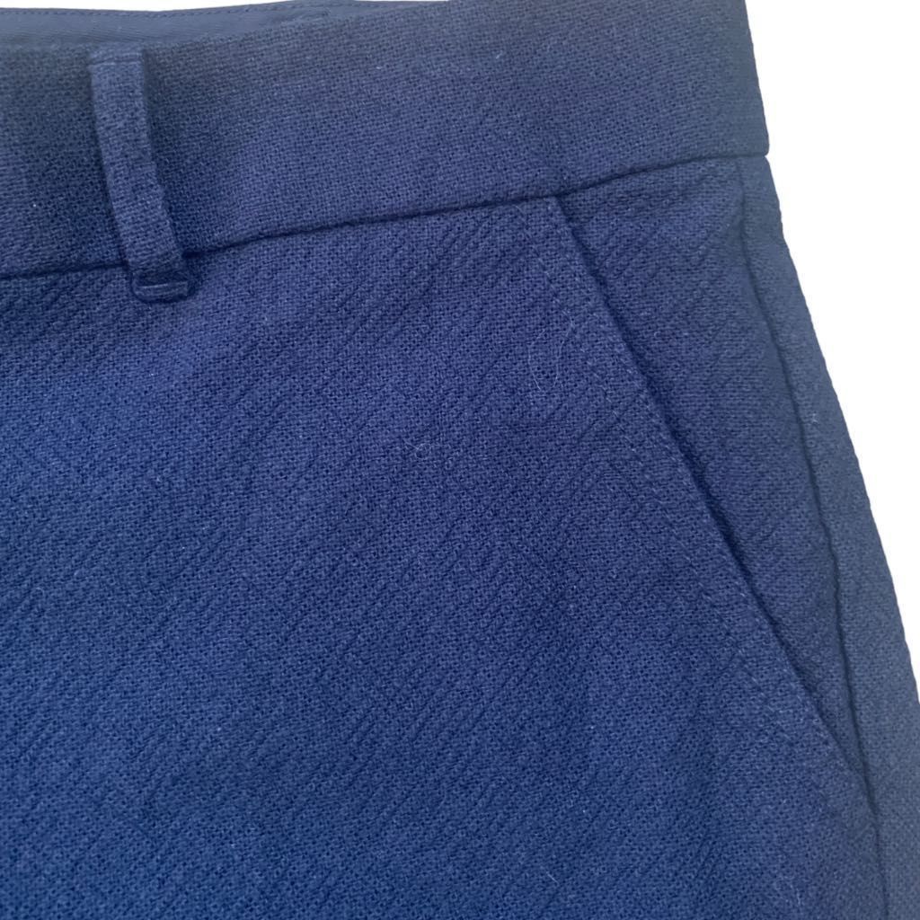 Tory Burch Tory Burch Navy Blue Straight Leg Dress Trousers Lightweight Size 28" / US 6 / IT 42 - 8 Thumbnail