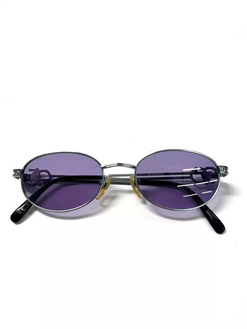 Jean Paul Gaultier Jean Paul Gaultier Metallic purple glasses-2507 Size ONE SIZE - 8 Thumbnail