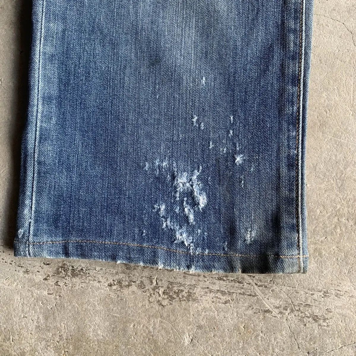 LVC Levi’s 502 Stretchable Jeans Distressed Denim Pants Waist 32 Size US 32 / EU 48 - 5 Thumbnail