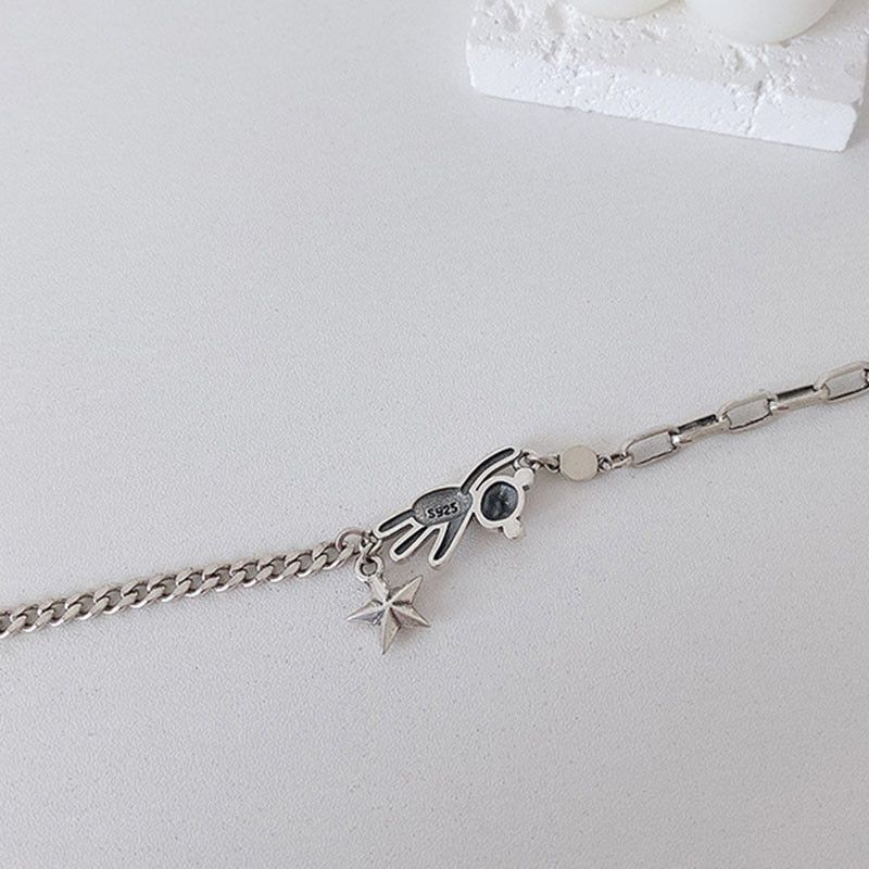 Jewelry Unique Bear Star Necklace Size ONE SIZE - 3 Thumbnail
