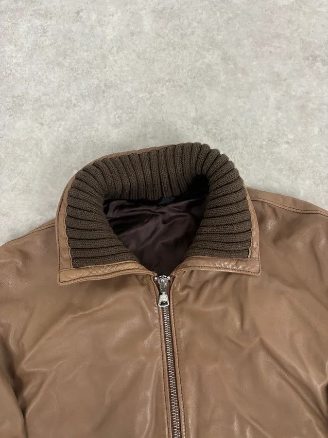 Daniele Alessandrini 2000s Daniele Alessandrini Agent Beige Leather Jacket Size US M / EU 48-50 / 2 - 8 Thumbnail