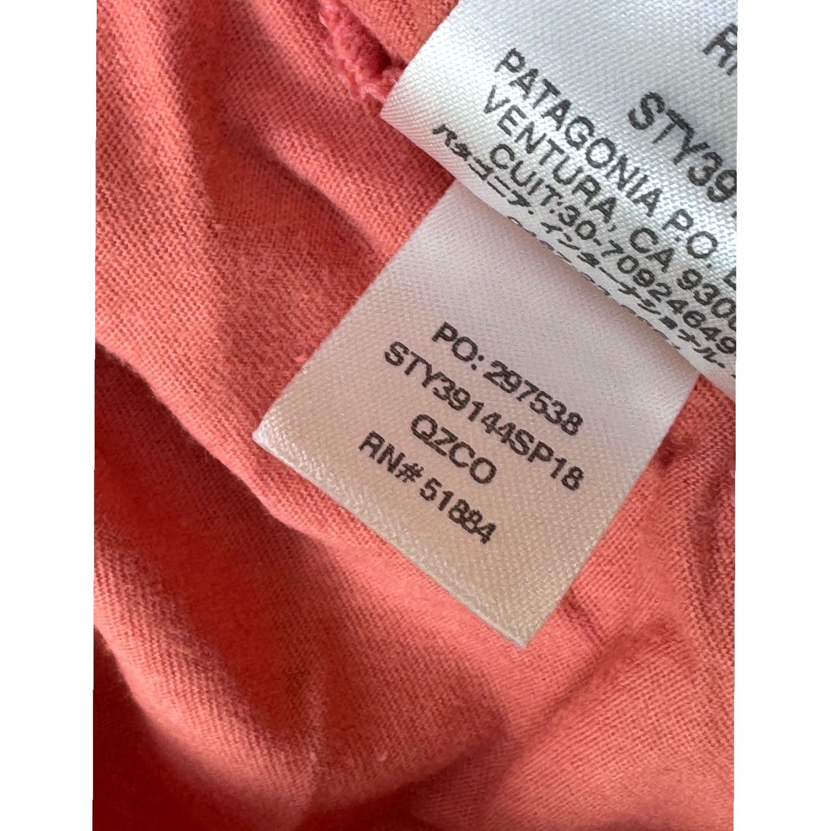 Patagonia Patagonia Men's Fitz Roy Scope Organic Cotton T-Shirt Quartz Coral Sz L Slim Fit Size US L / EU 52-54 / 3 - 7 Thumbnail
