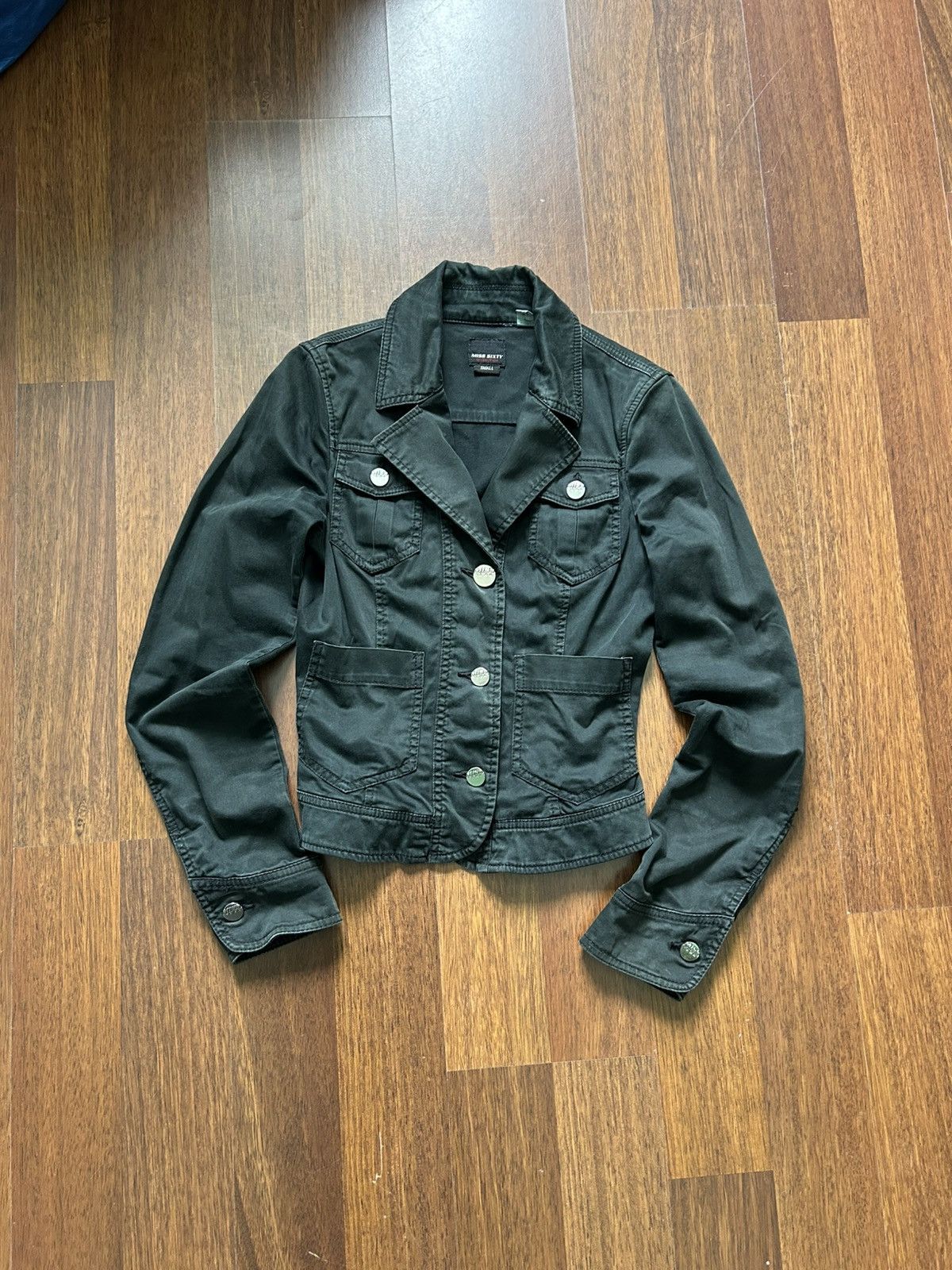 Miss Sixty Miss Sixty Faded Y2K Denim Jacket Avantgarde Style Size S Size S / US 4 / IT 40 - 1 Thumbnail