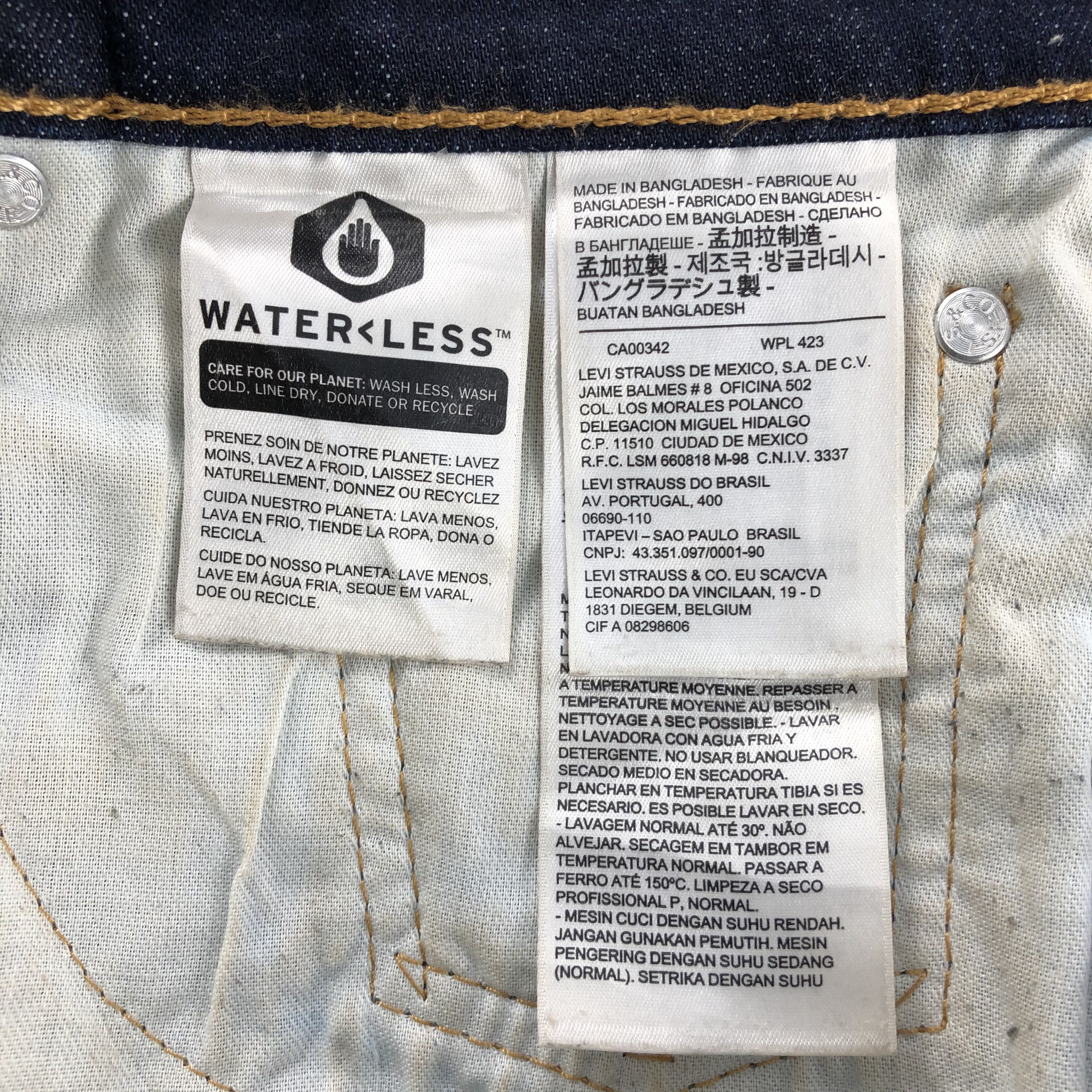 Levi's × Vintage Vintage Levis 502 Jeans-JM1408 Size US 35 - 8 Thumbnail