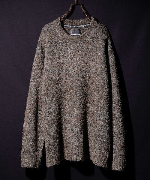 Number (N)ine Number nine SHORT FEATHER KNIT PULLOVER sweater Size US L / EU 52-54 / 3 - 1 Thumbnail