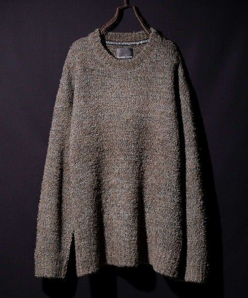 Number (N)ine Number nine SHORT FEATHER KNIT PULLOVER sweater