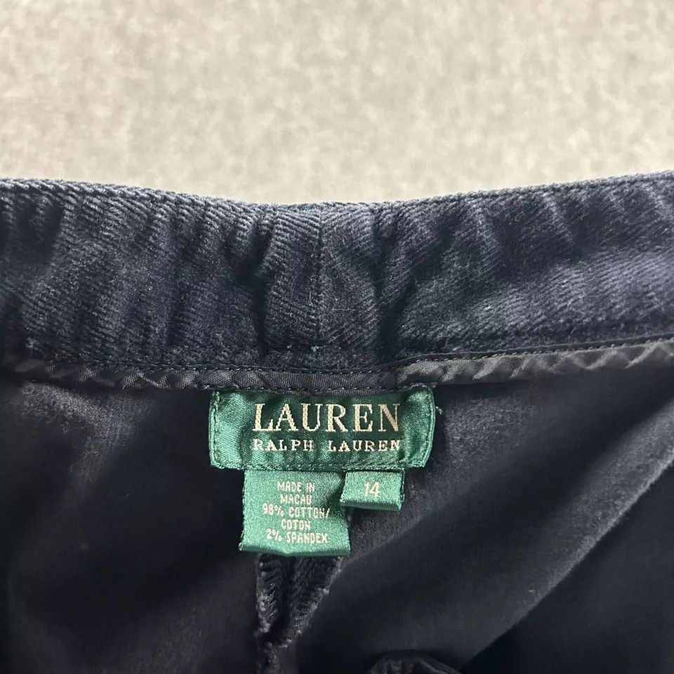 Lauren Ralph Lauren Lauren Ralph Lauren Pants Womens 14 Navy Blue Corduroy Chino Size 36" / US 14 / IT 50 - 8 Thumbnail