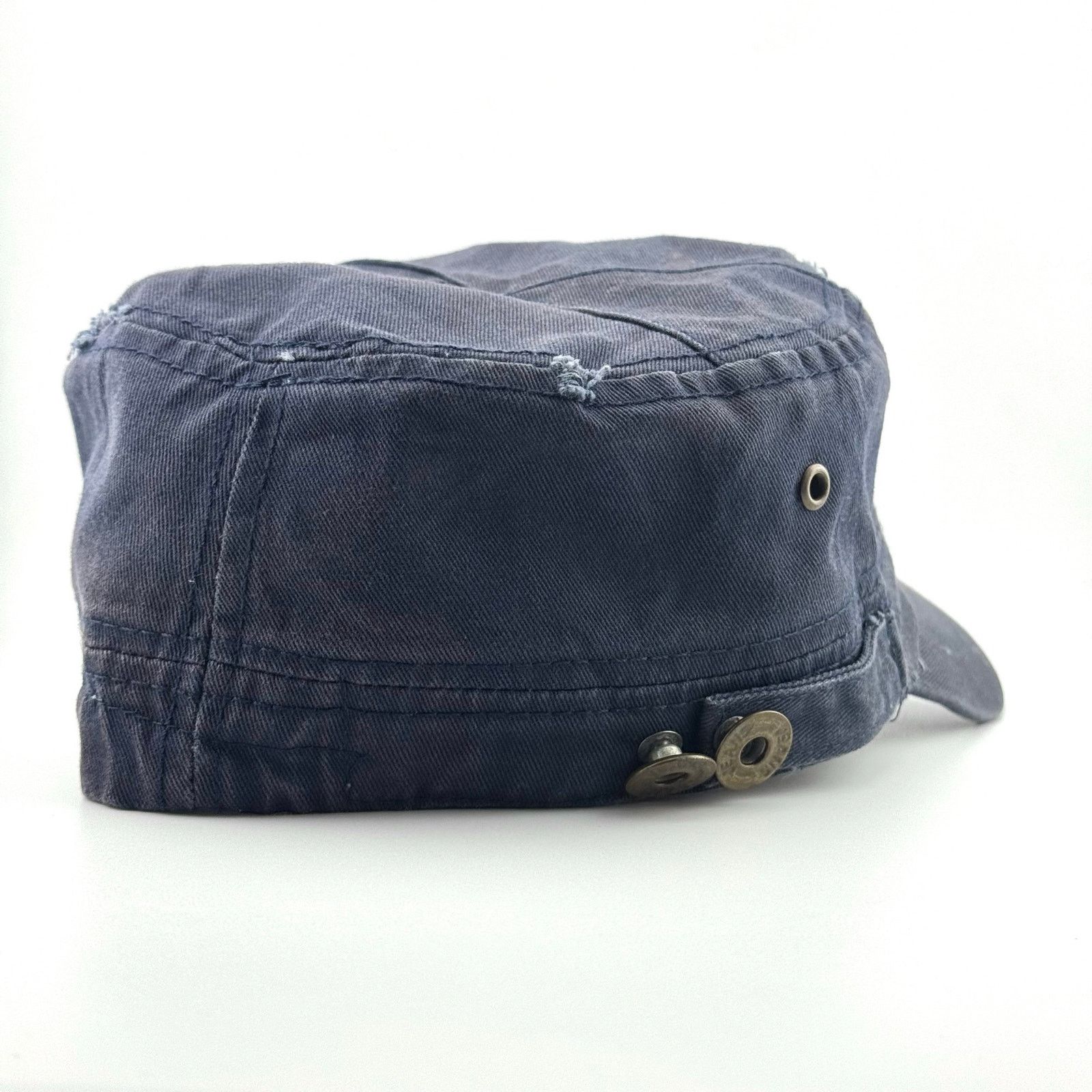 Japanese Brand Y2K Blank Sunfaded Distressed Military Work Hat Patrol Cap Size ONE SIZE - 4 Thumbnail