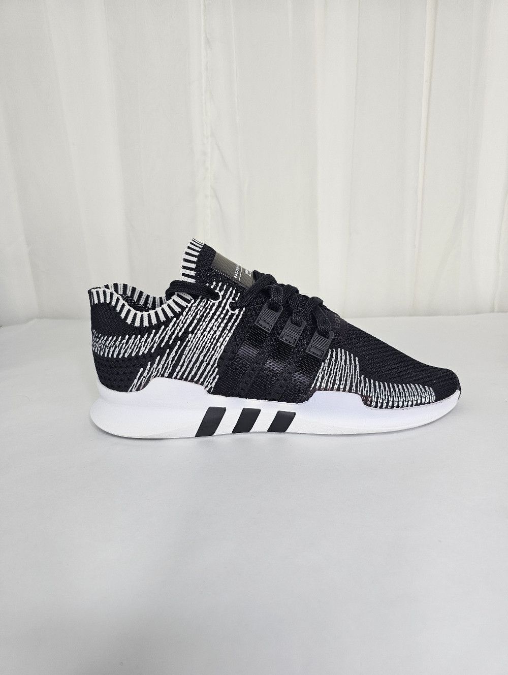 Adidas Adidas EQT Support Adv Primeknit Sneaker Black White Running Size US 8 / EU 41 - 1 Thumbnail