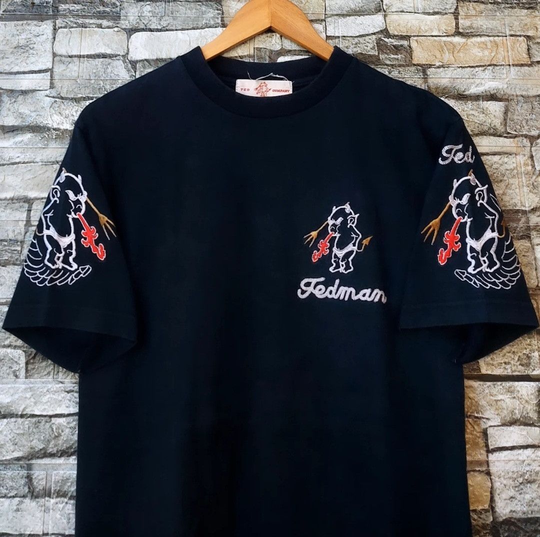 Tedman VTG TEDMAN TED COMPANY LA CALIFORNIA USA EMBROIDERY TSHIRT Size US S / EU 44-46 / 1 - 3 Thumbnail
