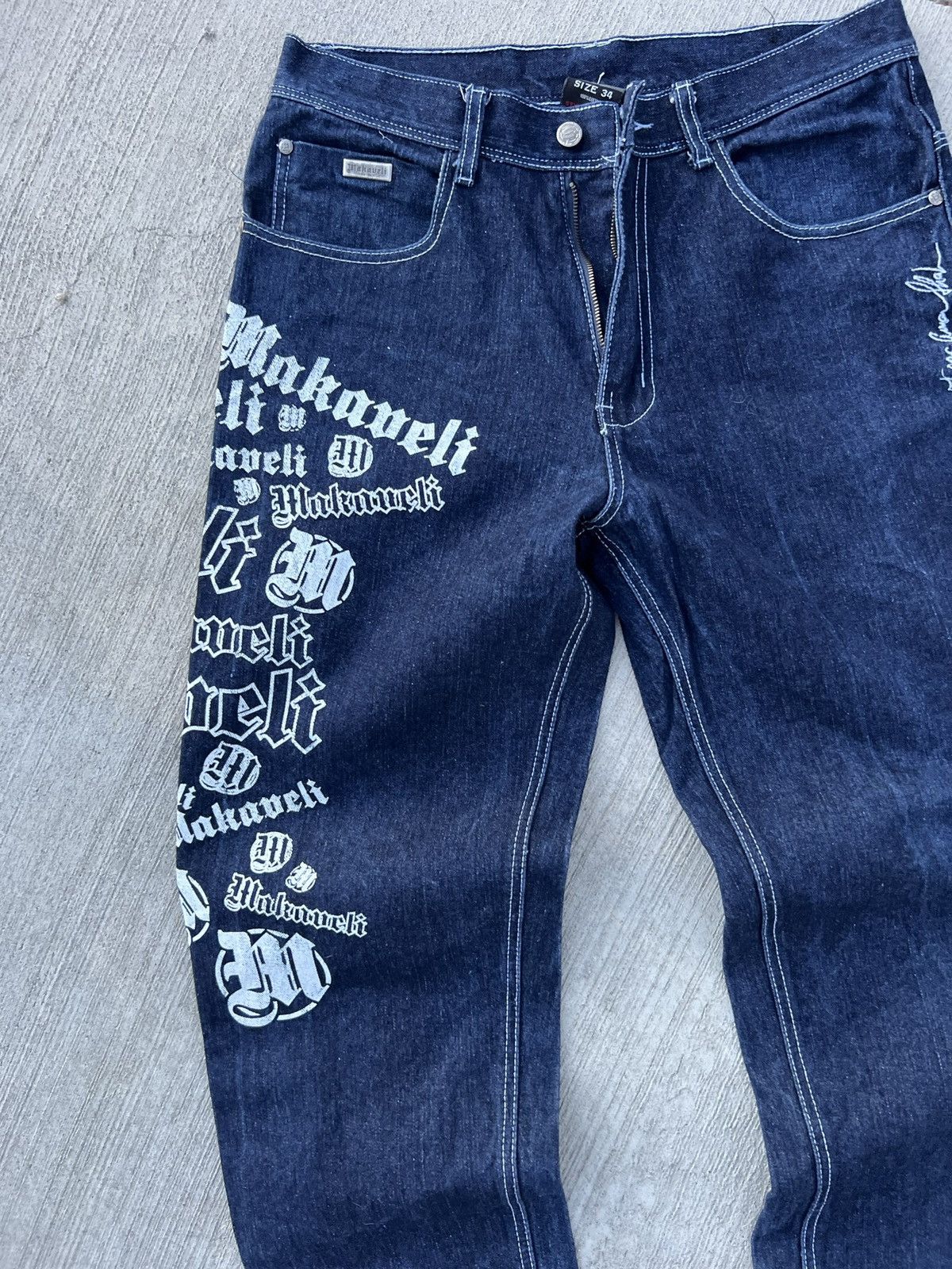 Makaveli × Vintage Vintage Makaveli jeans rap hip hop baggy jeans Size US 34 / EU 50 - 10 Thumbnail