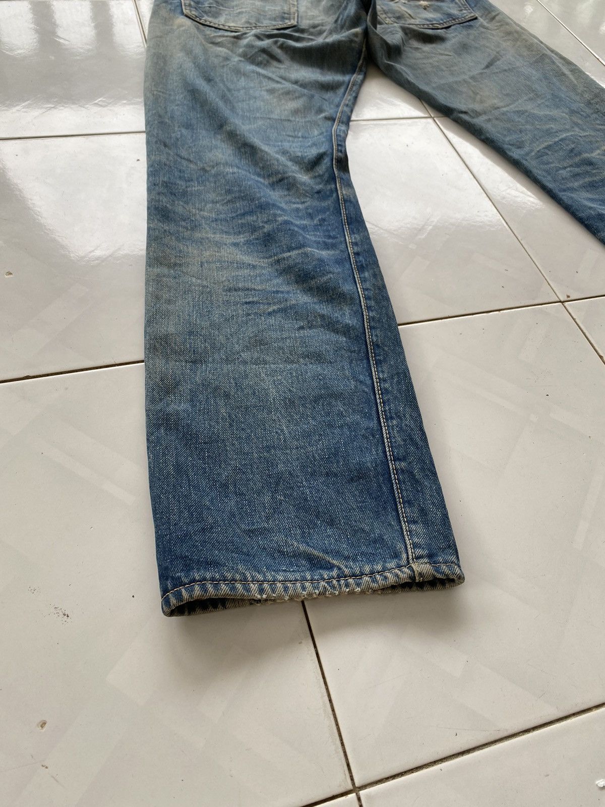 Evisu Vintage Evisu Thrashed Denim Size US 28 / EU 44 - 8 Thumbnail