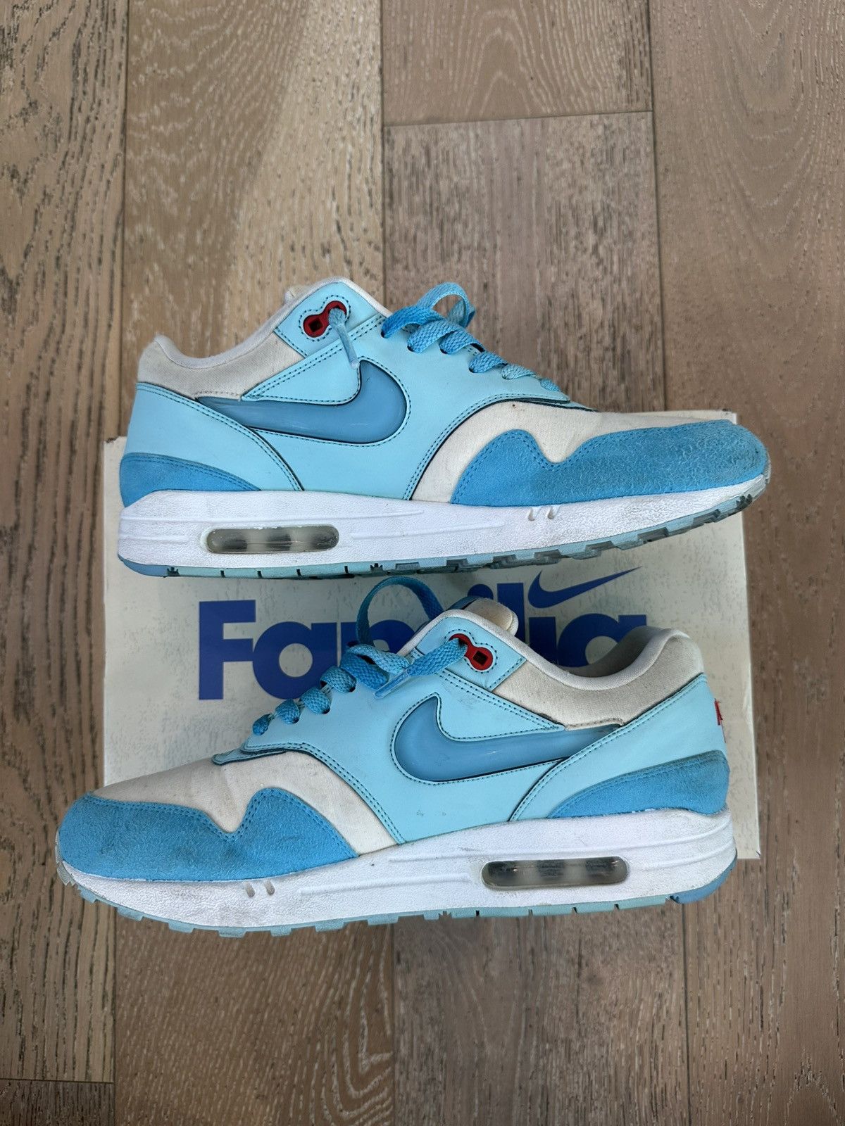 Nike Nike Air Max 1 Puerto Rico Blue Gale Size US 10.5 / EU 43-44 - 5 Thumbnail