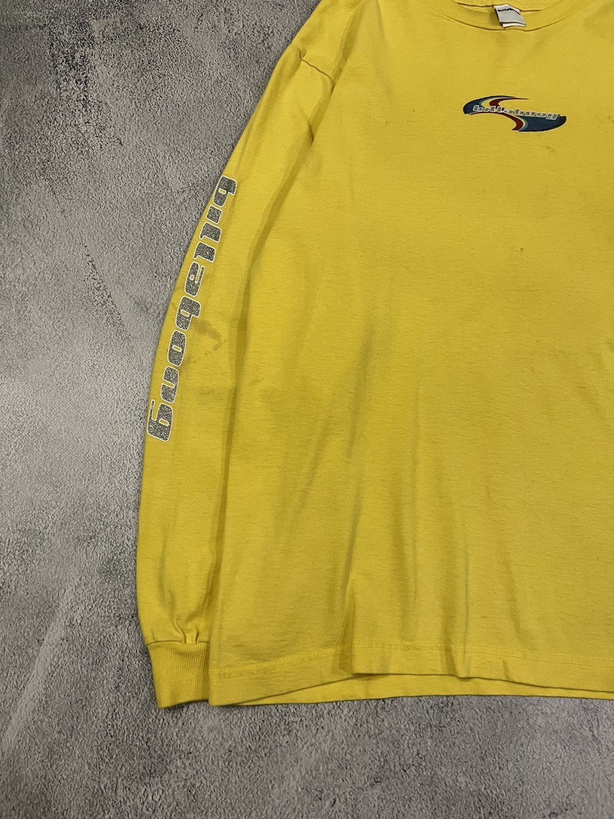 Billabong Vintage Y2k Billabong USA 💛 Faded Big Logo Long Sleeve 90’s Size US L / EU 52-54 / 3 - 7 Thumbnail