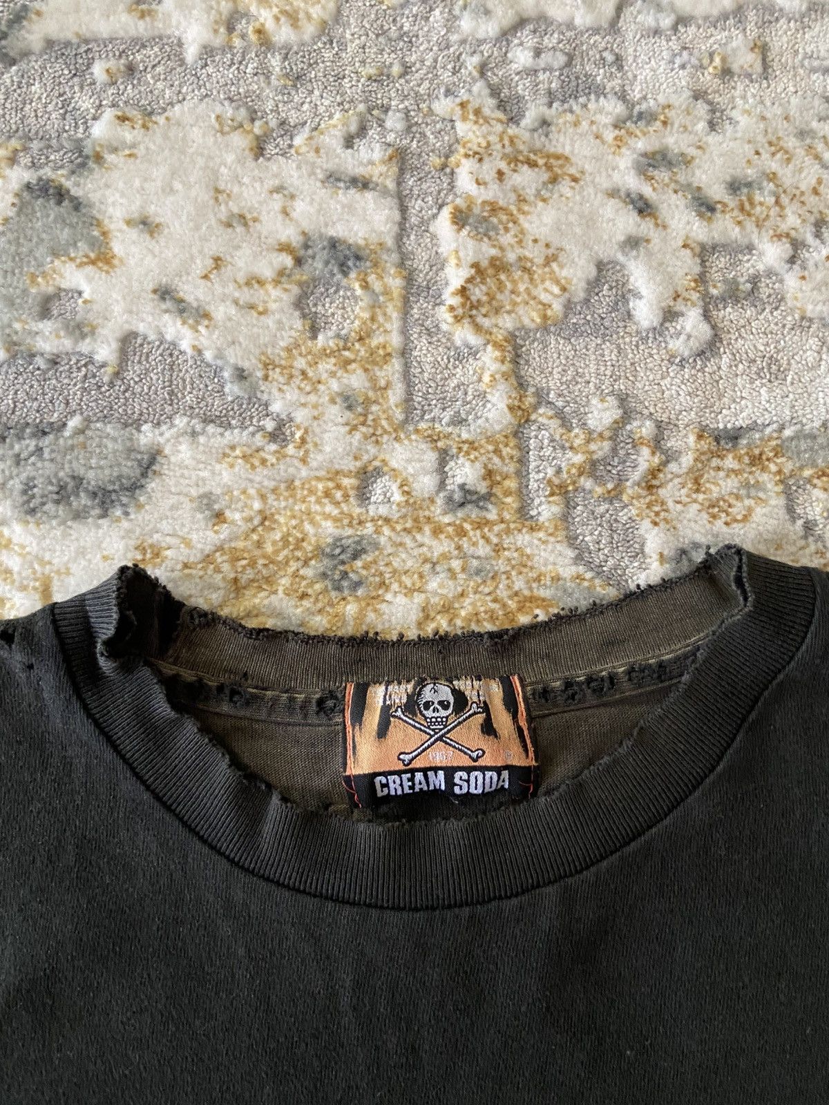 Japanese Brand 🔥PINK DRAGON CREAM SODA DISTRESSED 🔥 Size US L / EU 52-54 / 3 - 5 Thumbnail