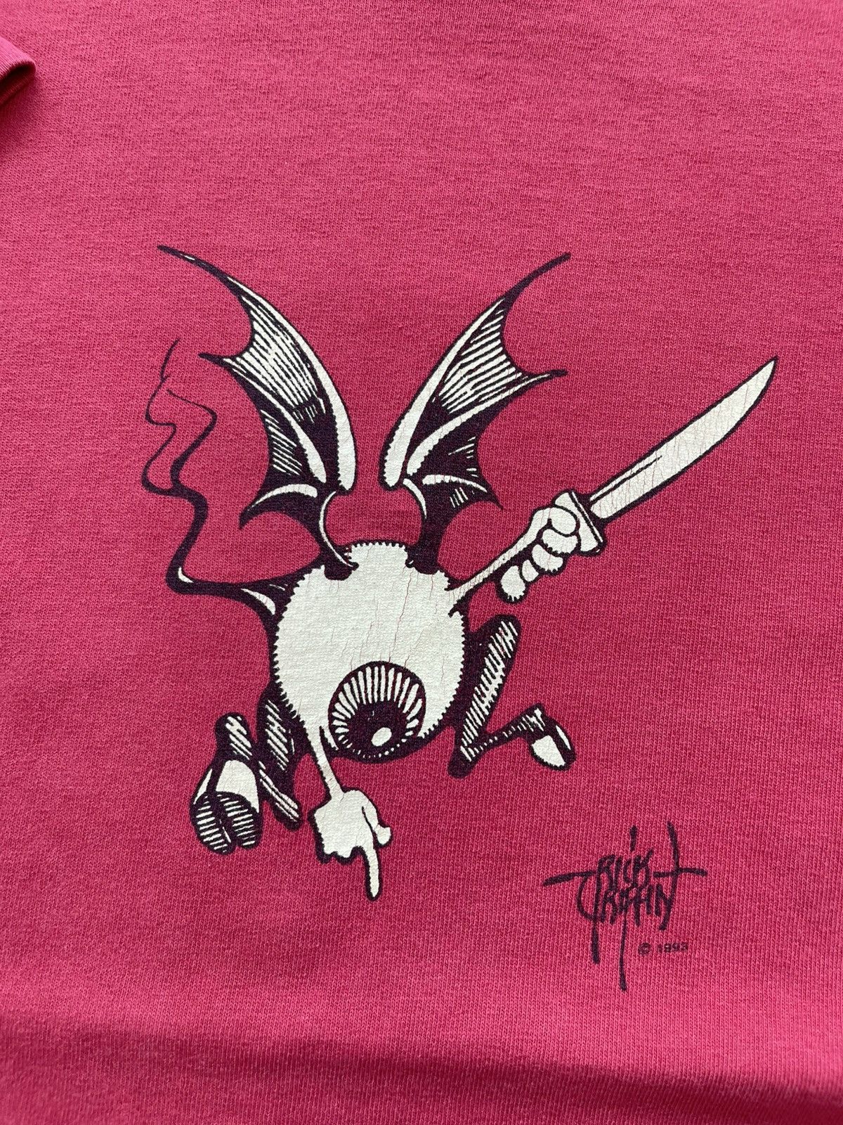 Vintage Vintage 1993 Rick Griffin Flying Eyeball Tee L Size US L / EU 52-54 / 3 - 3 Thumbnail