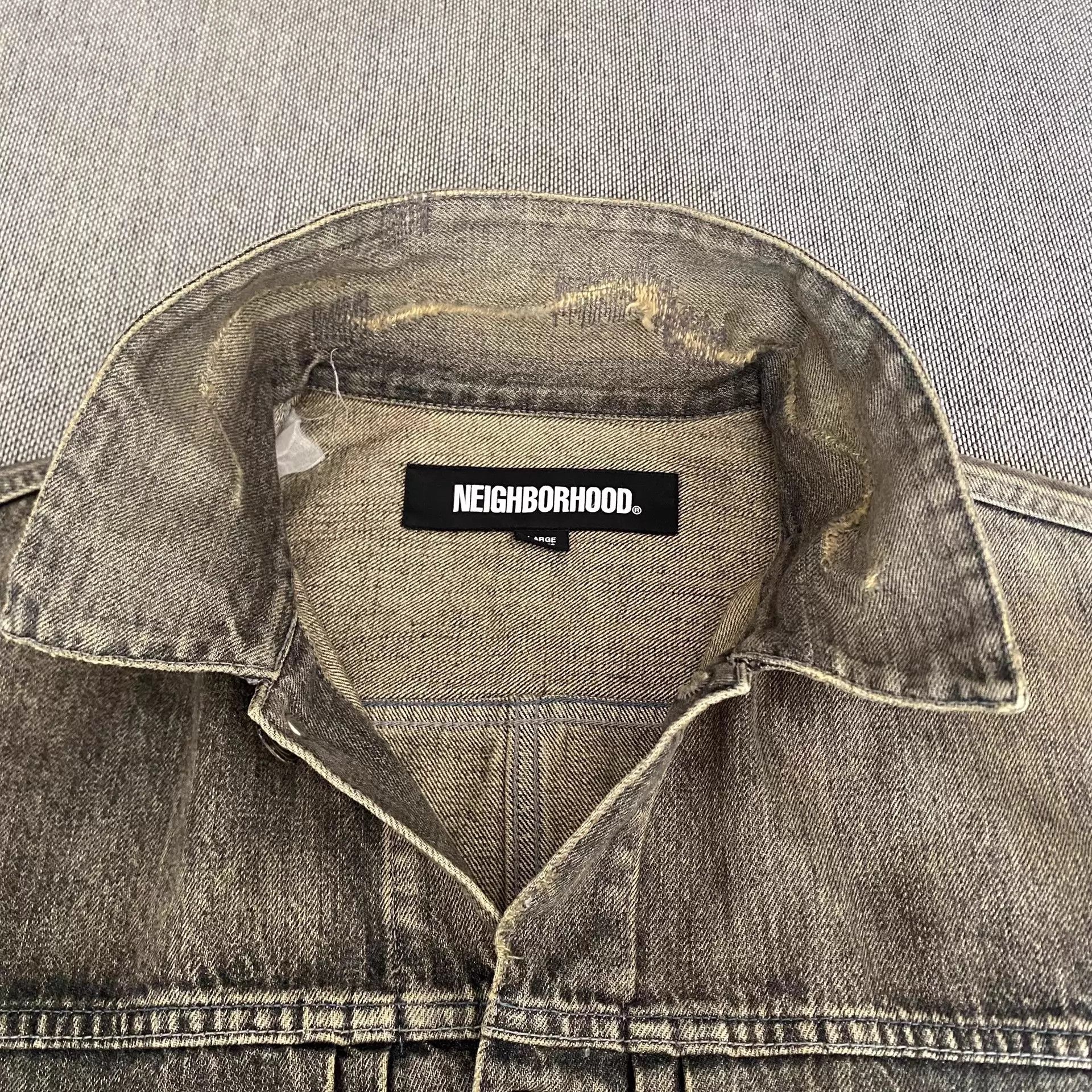 Neighborhood Neighborhood 24ss Stockman Black Denim Jacket (L) Size US L / EU 52-54 / 3 - 3 Thumbnail