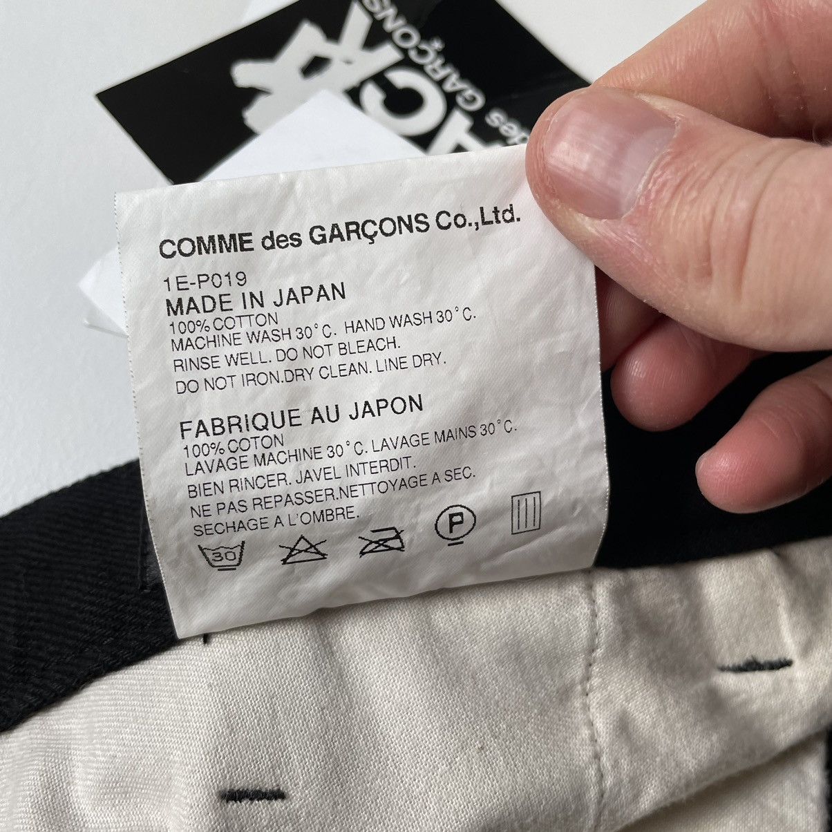 Comme des Garcons A/W 09 Black ‘Patchwork’ Cotton Pants Size US 30 / EU 46 - 5 Thumbnail