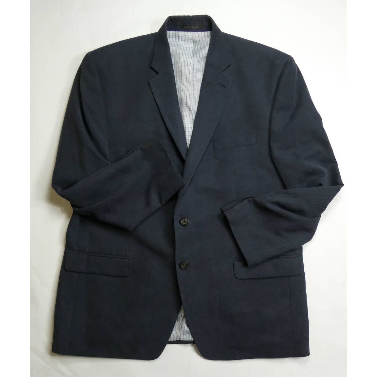 Lauren Ralph Lauren Lauren Ralph Lauren fine textured sport coat, 46R, navy, NEW Size 46R - 1 Thumbnail