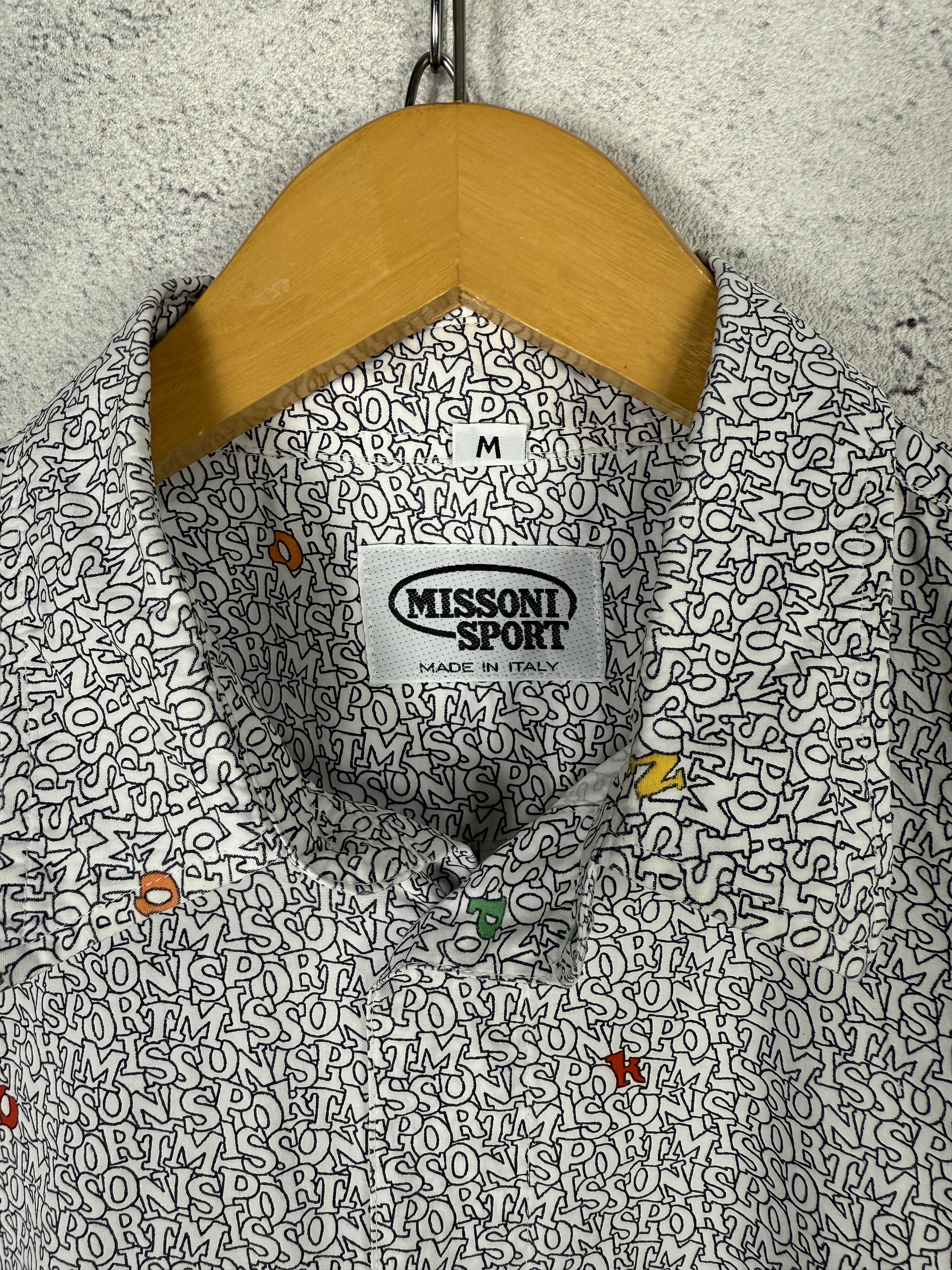 Missoni Missoni Sport Over Print Button Up Shirt Size US M / EU 48-50 / 2 - 5 Thumbnail