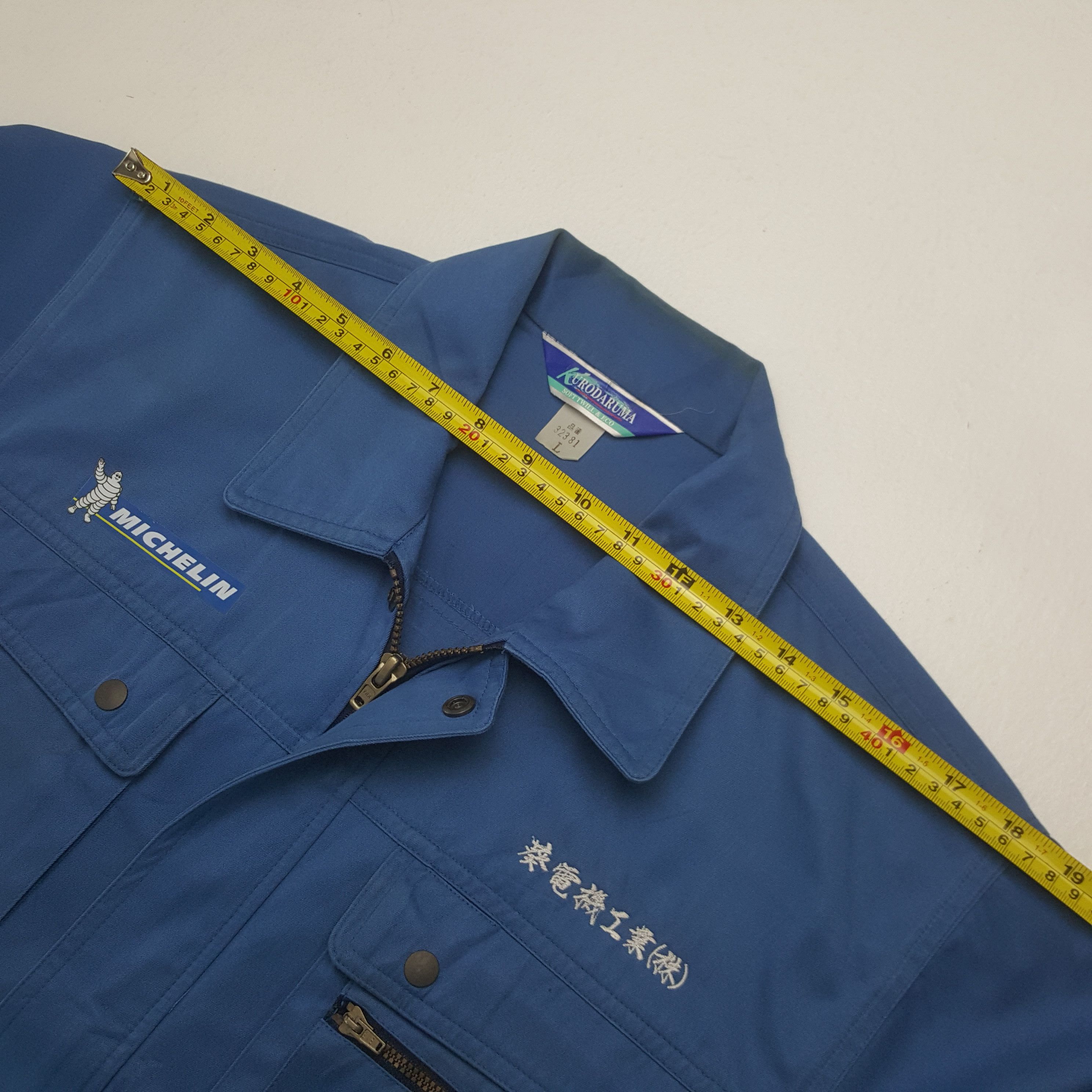 Japanese Brand Vintage Michelin Racing Team Work Custom Jacket C313N19 Size US L / EU 52-54 / 3 - 6 Thumbnail