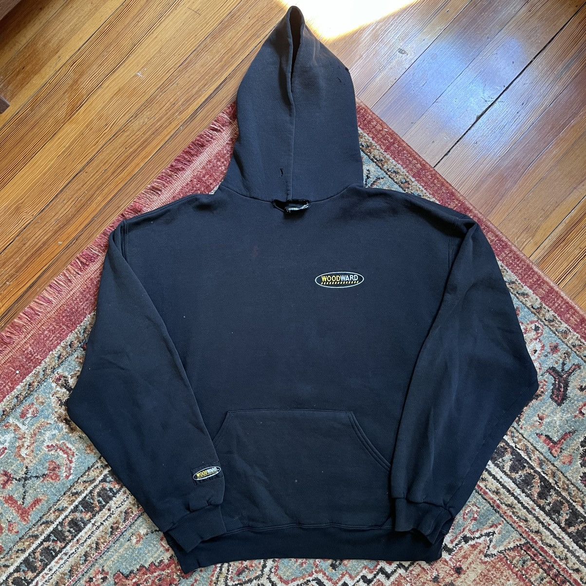 Vintage Vintage Woodward Skatepark Skate BMX XL Russell Hoodie Size US XL / EU 56 / 4 - 1 Thumbnail