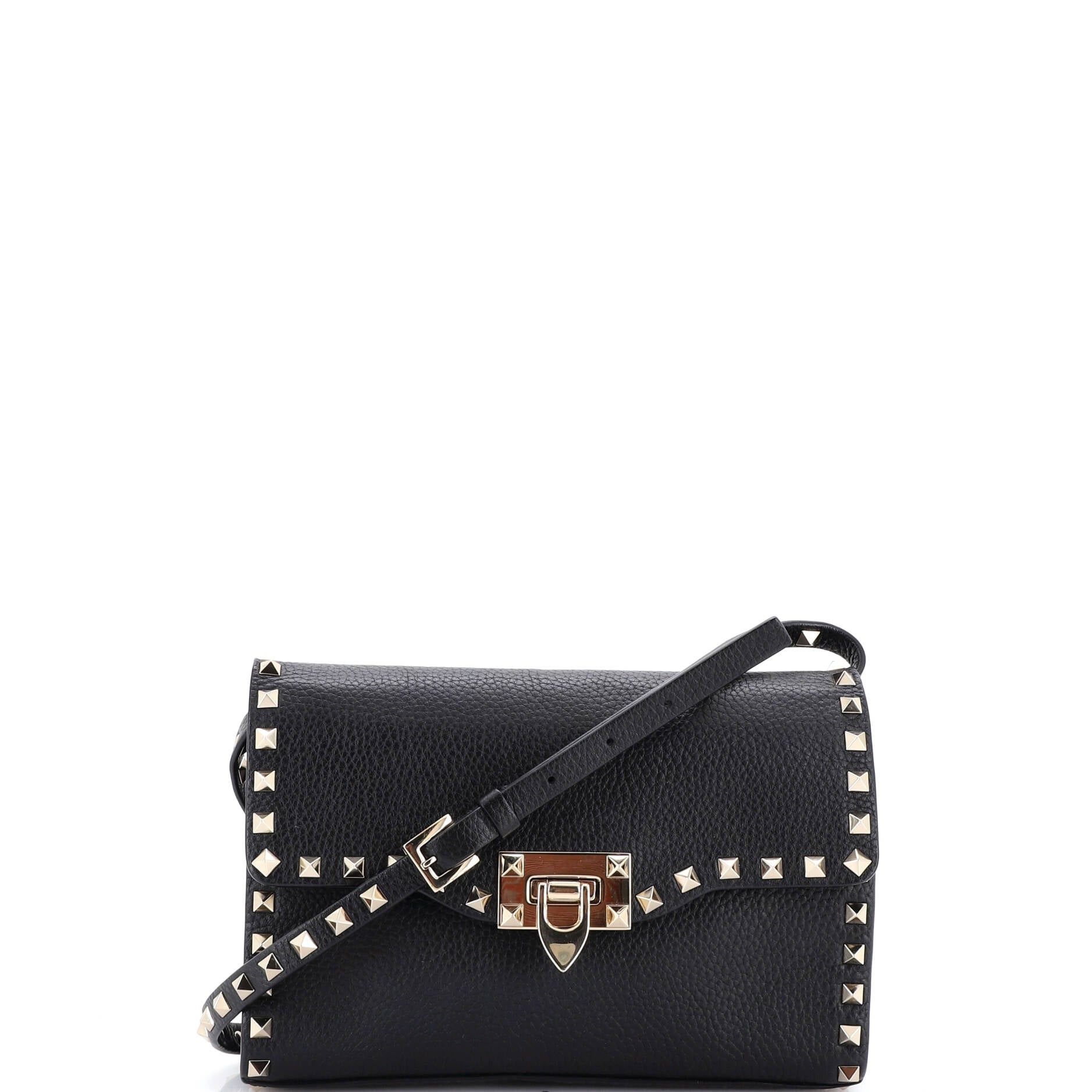 Valentino Rockstud Flip Lock Flap Bag Size ONE SIZE - 1 Thumbnail
