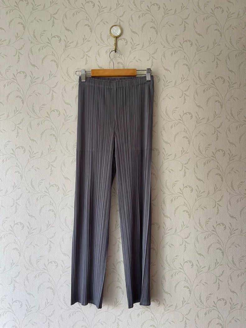 Issey Miyake Issey Miyake size:1 Dark grey pleated pants Size 42" / US 20 - 1 Thumbnail