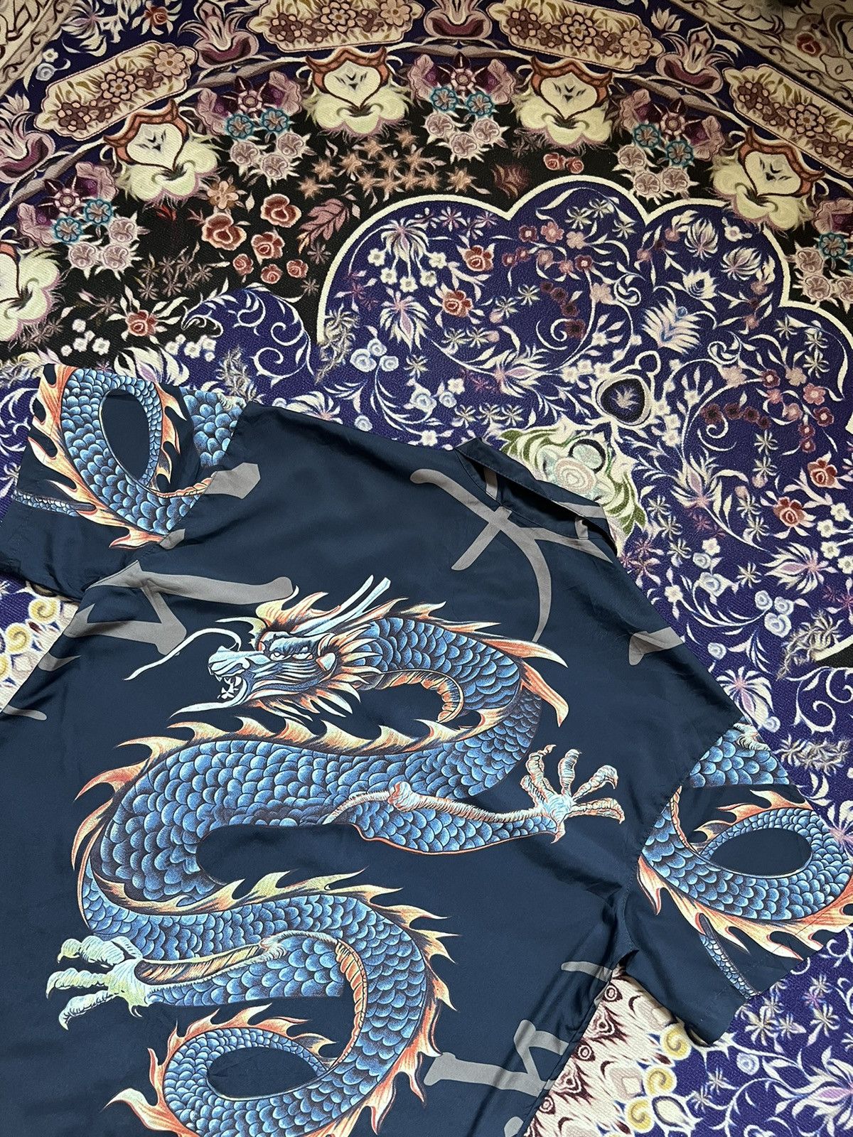 Japanese Brand Vintage Dragon Print Sukajan Y2K Japanese Button Up Size US L / EU 52-54 / 3 - 11 Thumbnail