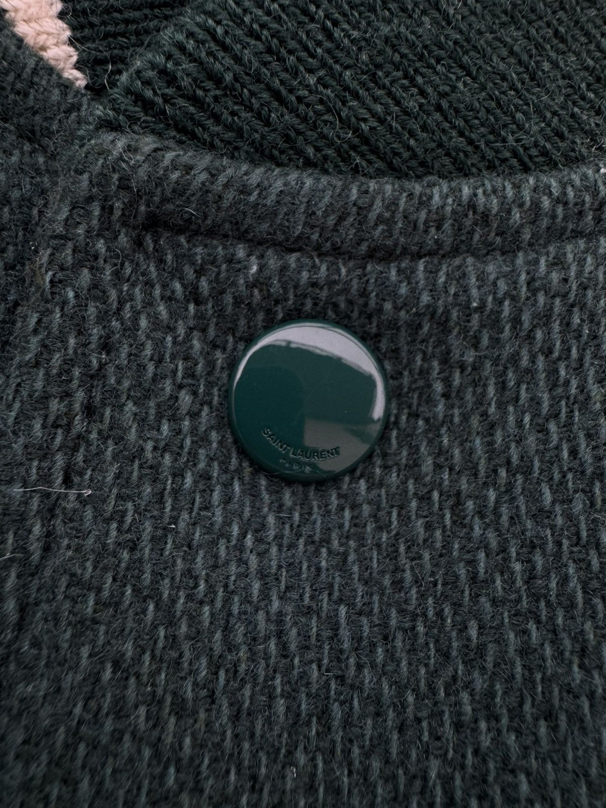 Hedi Slimane Ultra Rare Dark green hedi slimane teddy bomber jacket Size US L / EU 52-54 / 3 - 4 Thumbnail