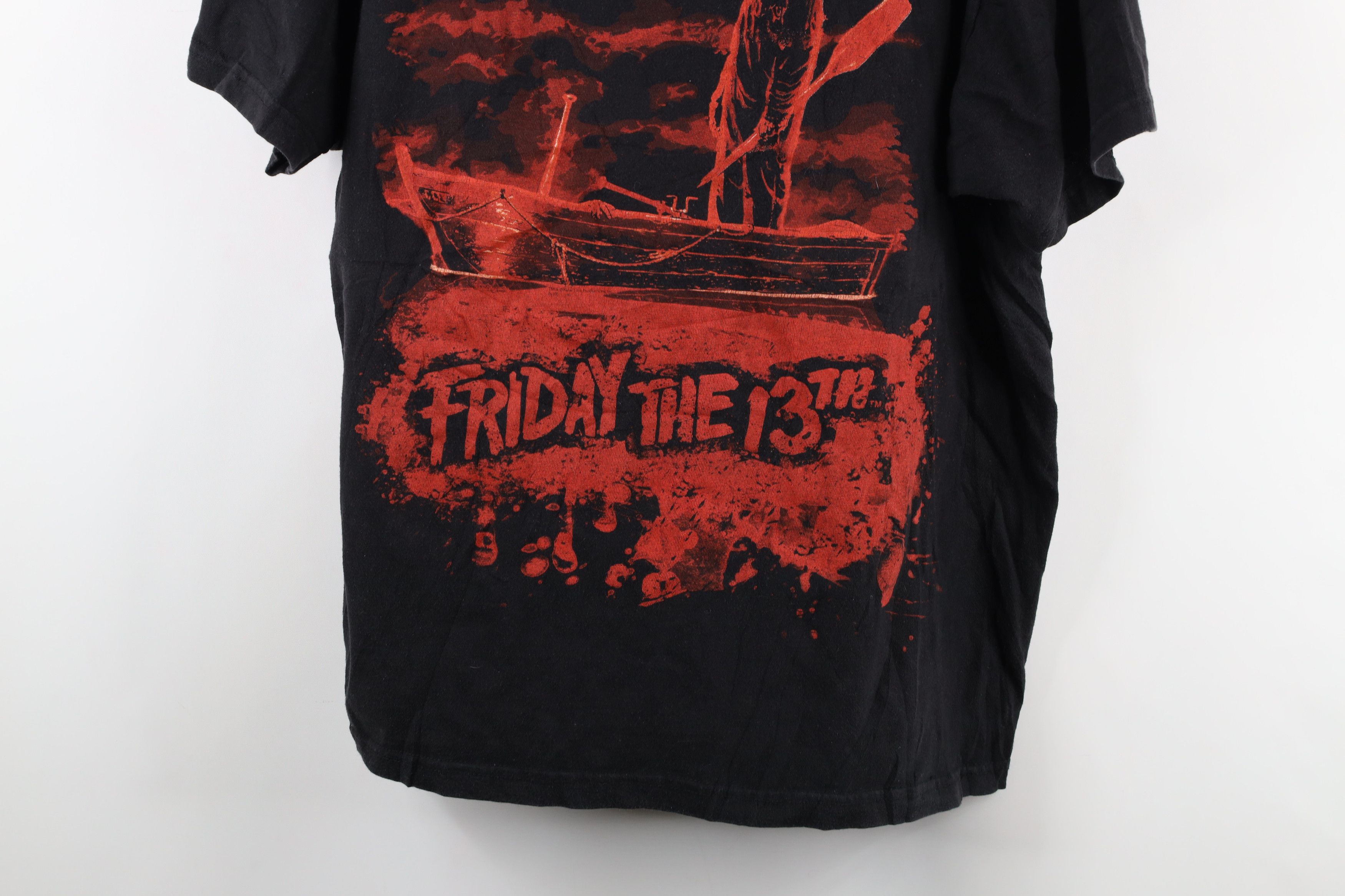 Vintage Vintage Streetwear Friday the 13th Jason Halloween T-Shirt Size US XL / EU 56 / 4 - 3 Thumbnail