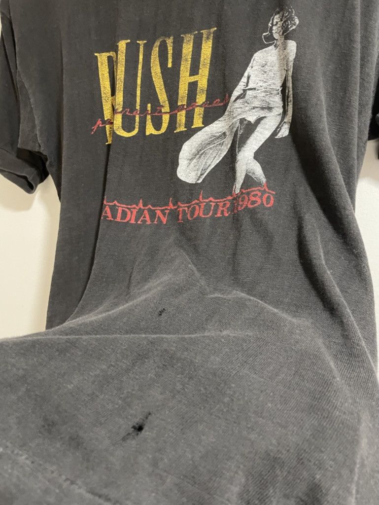 Vintage Vintage Rush 1980 Canadian Tour Band T-Shirt Size US S / EU 44-46 / 1 - 5 Thumbnail