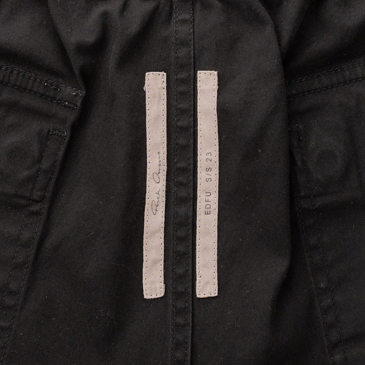 Rick Owens EDFU Mastodon Cargo Pants Black Size US 33 - 4 Thumbnail