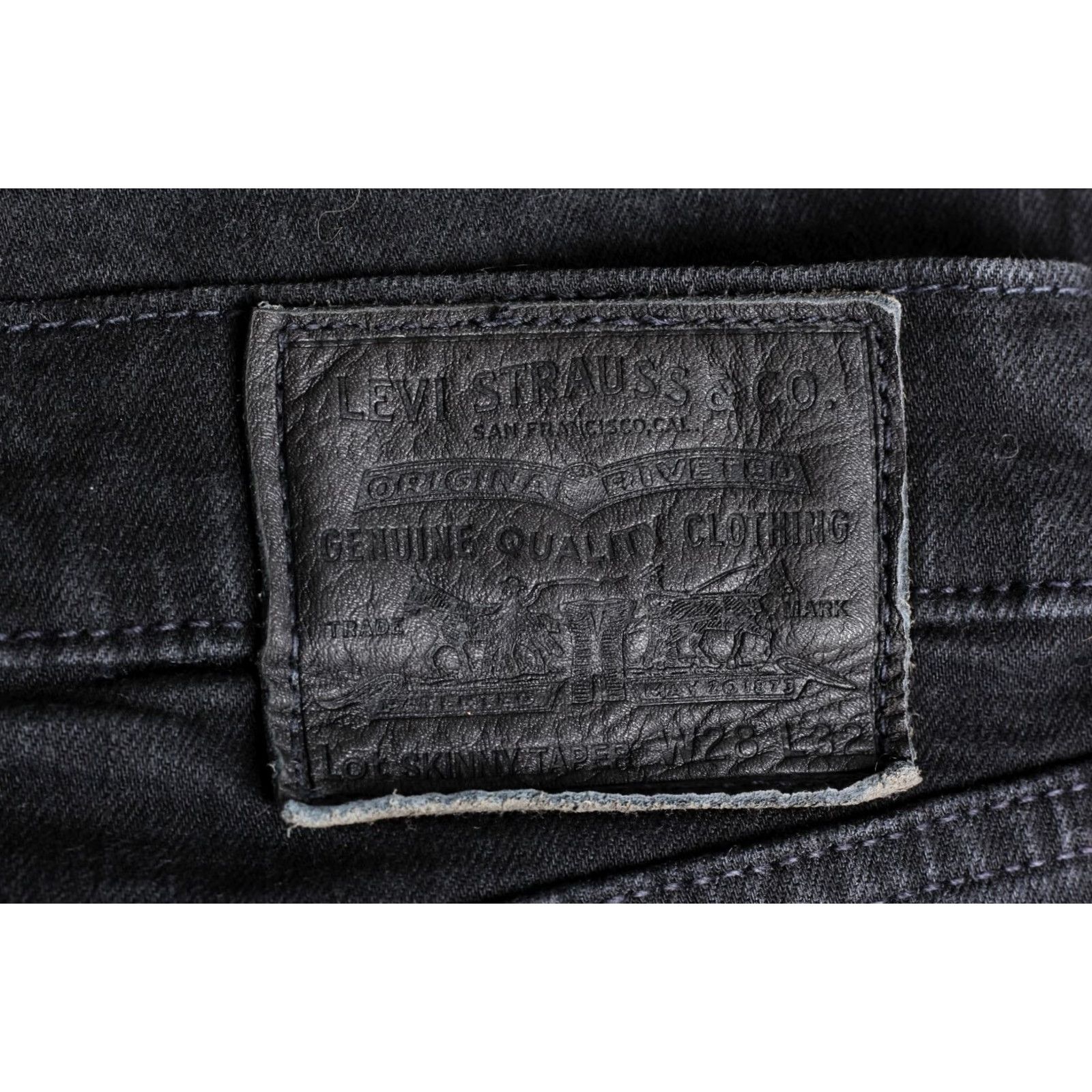 Levi's VINTAGE LEVI’S SKINNY TAPERED Flex Premium Big E Stretch Jeans Men W28 L32 DZ2788 Size US 28 / EU 44 - 5 Thumbnail