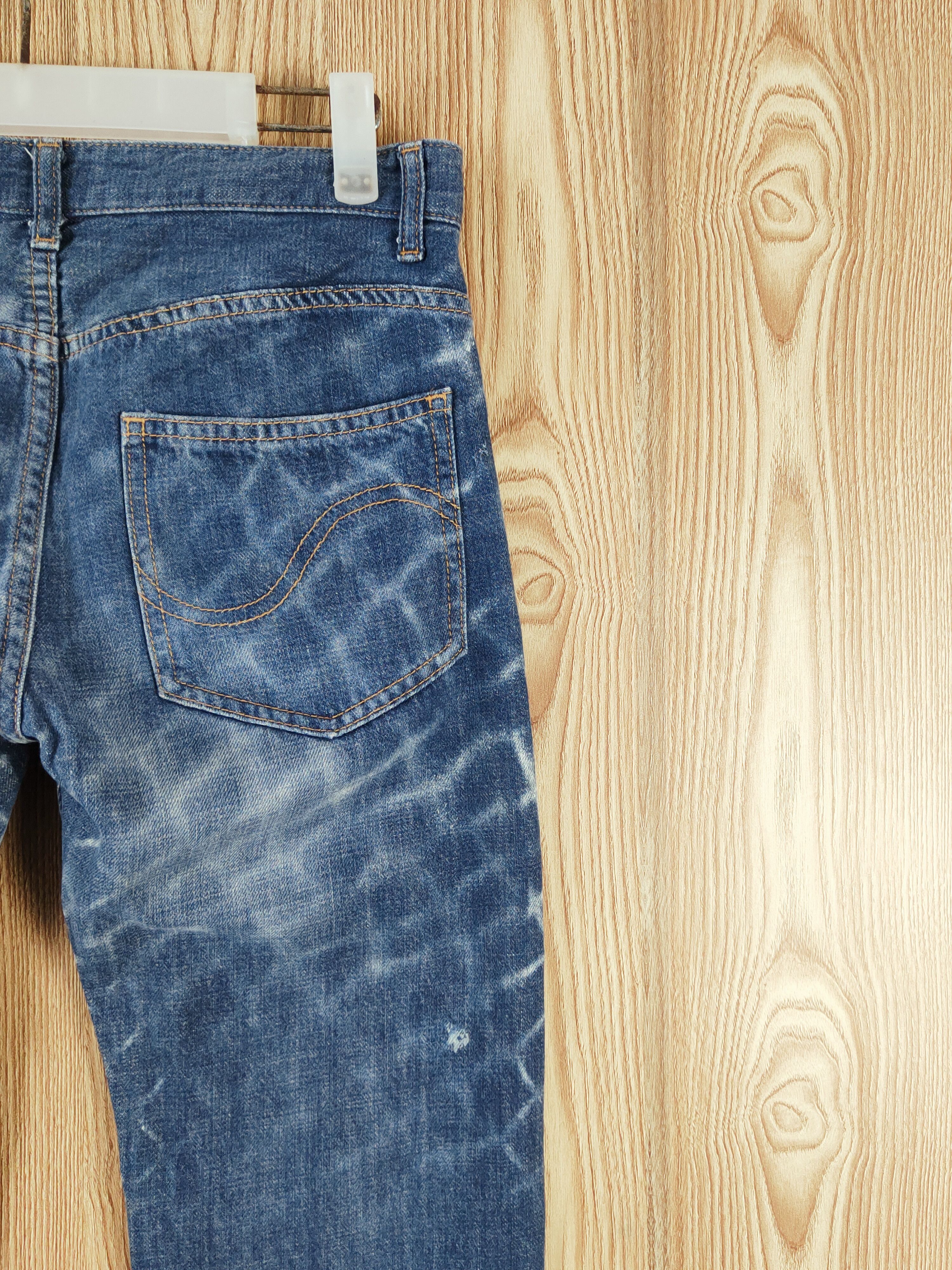 Issey Miyake Tsumori Chisato Blue Distressed Ripped Jeans #W379 Size 30" / US 8 / IT 44 - 11 Thumbnail