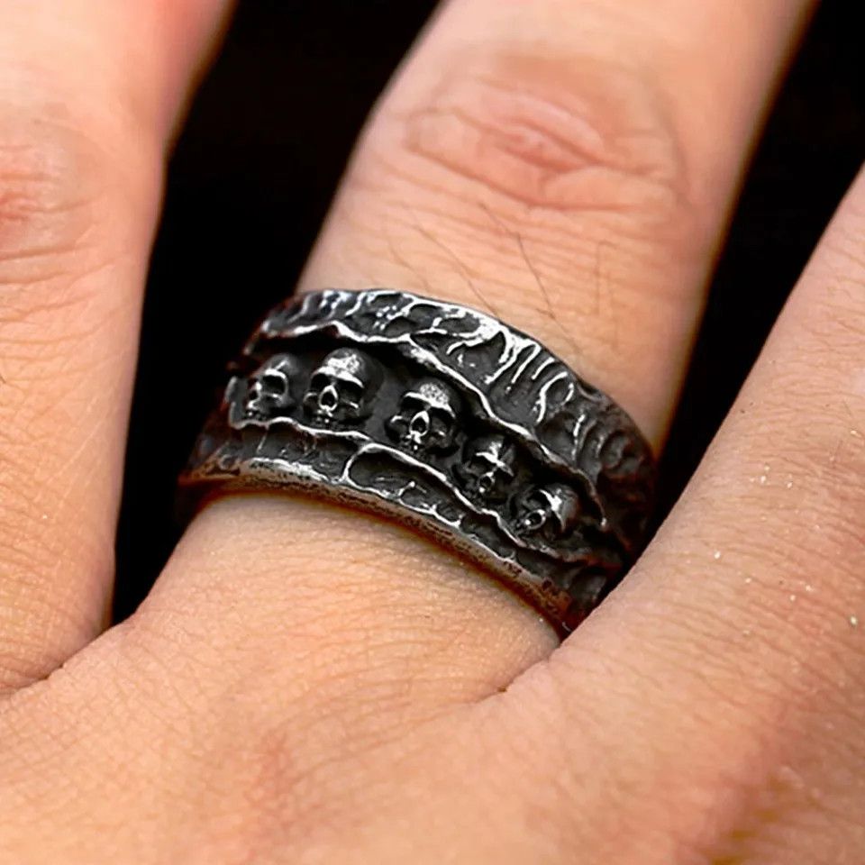 Japanese Brand × Jewelry × Vintage Hip Hop Skeleton Ring Size ONE SIZE - 4 Thumbnail