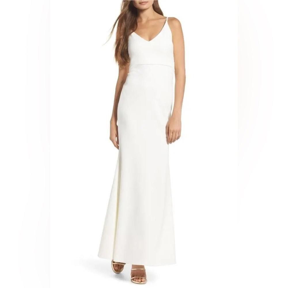 Lulus Lulus l White Infinite Glory BodyCon Maxi Dress XS | Grailed