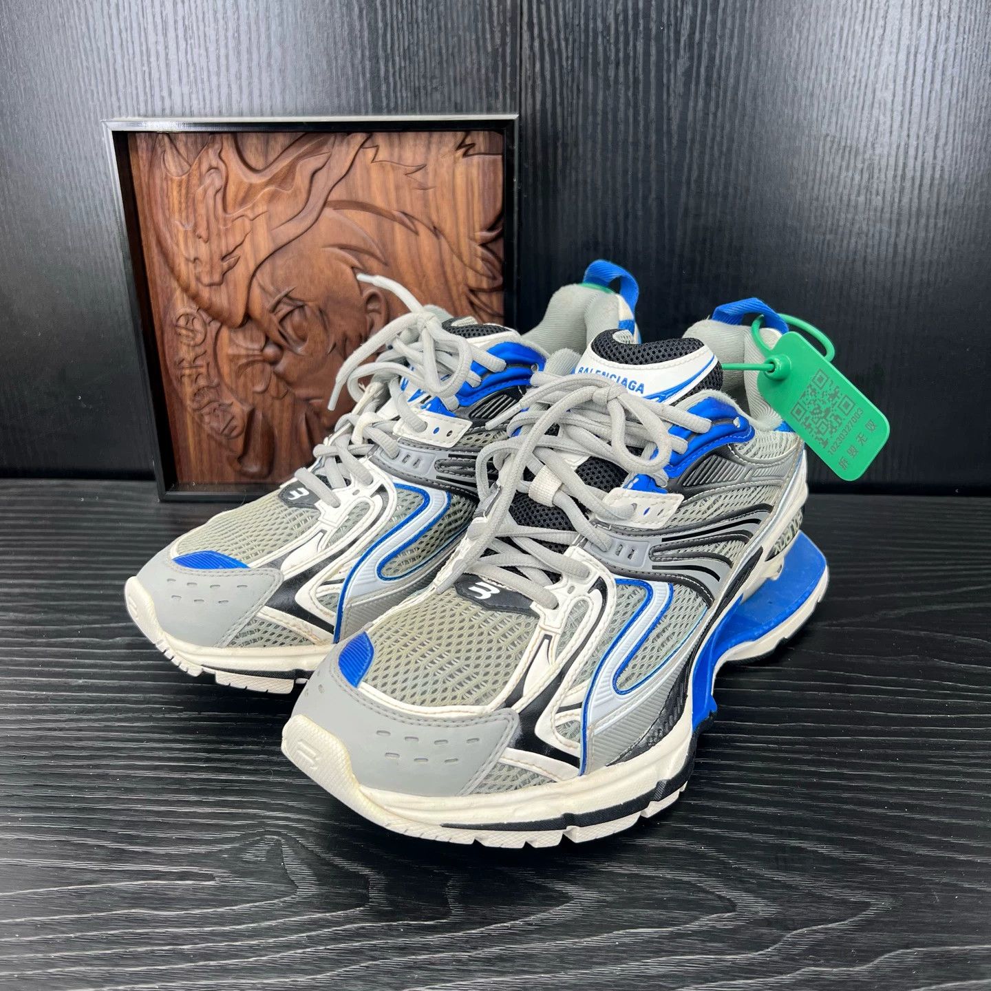 Balenciaga Balenciaga X-Pander Sneaker Blue Grey Sz 39 DS Size US 6 / EU 39 - 1 Thumbnail