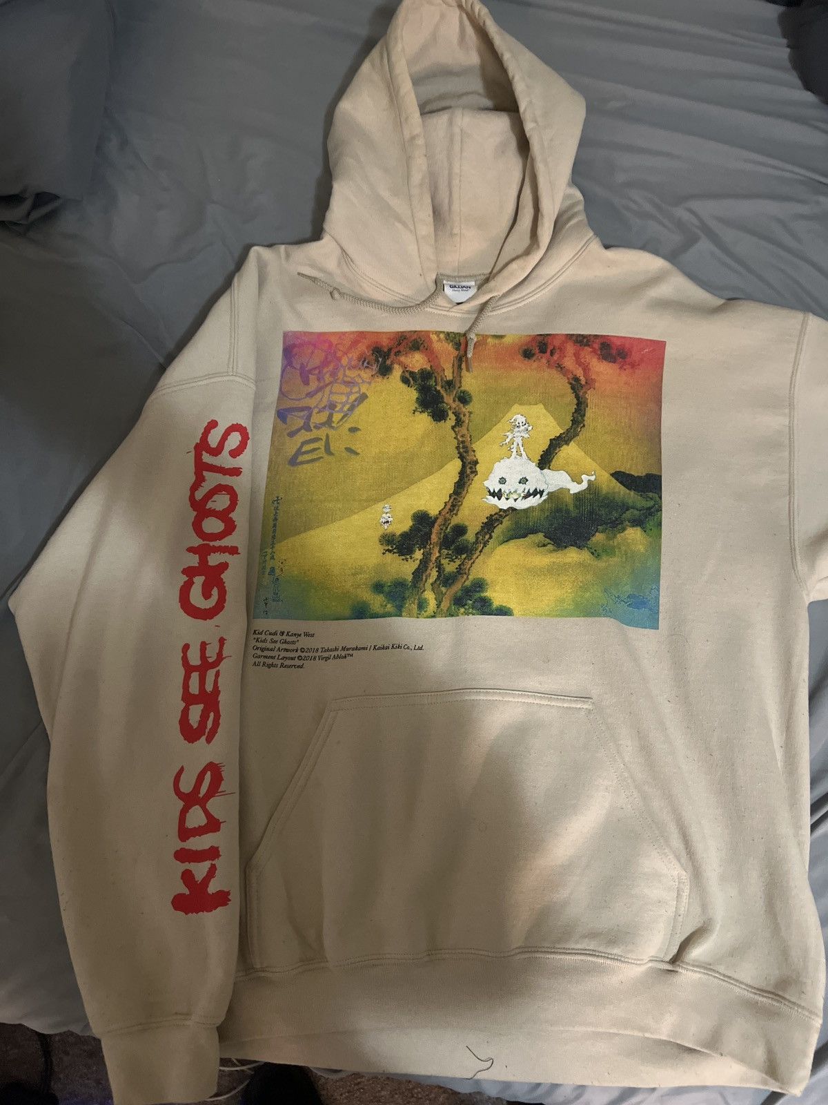 Gildan × Kanye West × Kid Cudi Kanye west x kid cudi kids see ghost v2 Size US XL / EU 56 / 4 - 1 Thumbnail